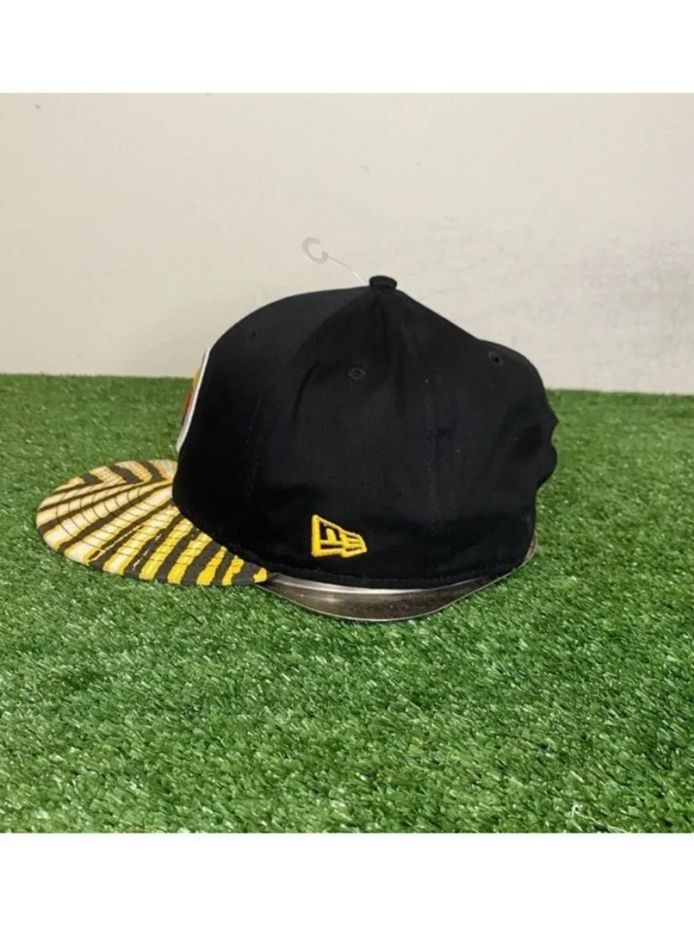 Pittsburgh Steelers hat cap snap back black yellow zubaz new era 9fifty mens